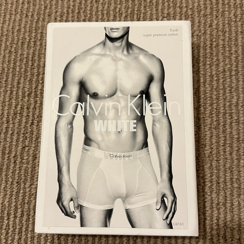 Calvin Klein White Trunk Size S